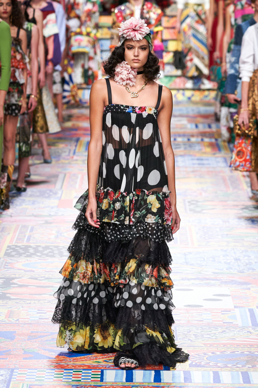 Nikki Vonsee for Dolce & Gabbana Spring 2021 RTW 