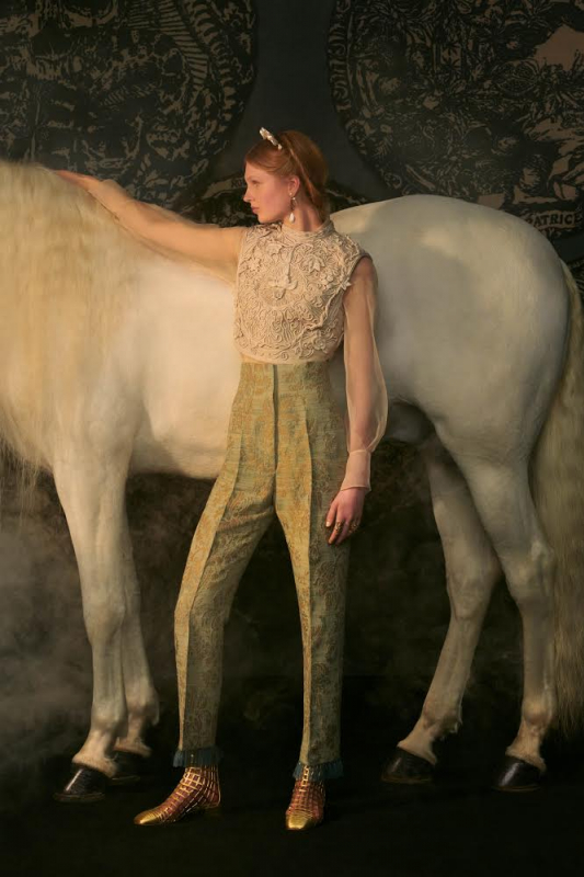 Levi Achthoven for the Magical Couture show Dior SS 2021 by Maria Grazia Chiuri, Photographer Elina Kechicheva, Make-up Peter Philips, Hair Guido Palau 