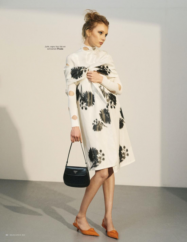 Miss Sunshine Demy de Vries for Elegance,&nbsp; Photographer David Cohen de Lara, Stylist Pedro Dias, Hair Yevgen Sokolov, Make-up Lorin Mamo 