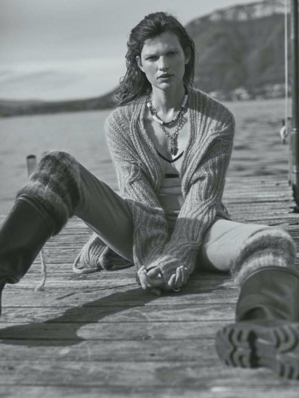 Bette Franke for French Elle, Photography Stefano Galuzzi, Styling Hortense Manga, Hair Astor Hoxha and Make-up Giulia Cigarini 