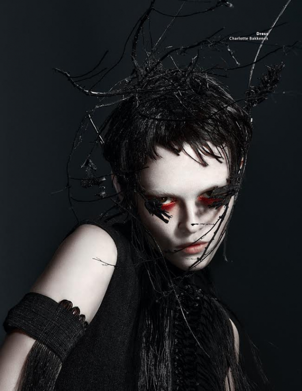 Chameleon Liselotte Claerhoudt for Nion, captured by Martijn Senders, Styling Pedro Dias, Hair Jouri Rouffa, Make-up Yvonne Nusdorfer 