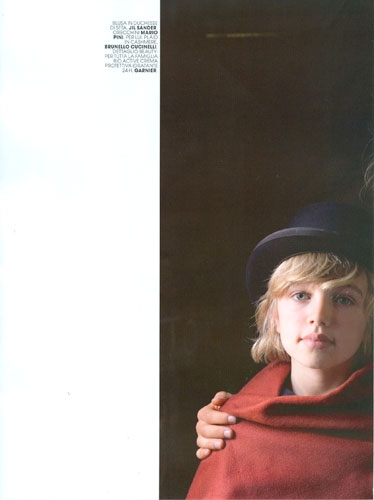 Sophie Vlaming for Marie Claire Italy December 2011 photographer Bharat Sikka 