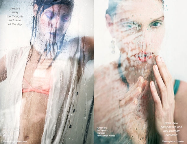 Caroline Rausch for Posh Sauvage July 2013 photographer Oly Barnsley 
