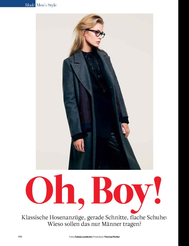 Rianne Haspels for Myself German September 2013 photographer Tobias Lundkvist 