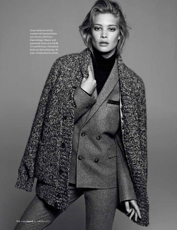 Rianne Haspels for Myself German September 2013 photographer Tobias Lundkvist 